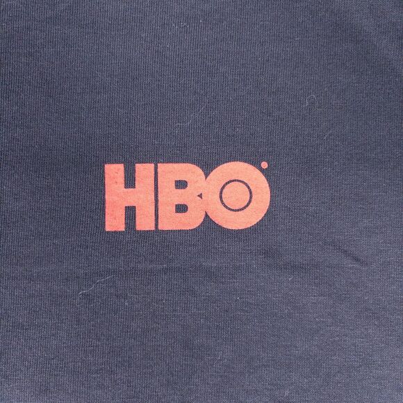 Vintage 90s HBO The Sopranos Muscle Shirt XL Black Puffy Logo Made In USA Y2K - Picture 4 of 7